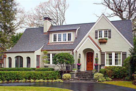 tudor house exterior paint ideas.